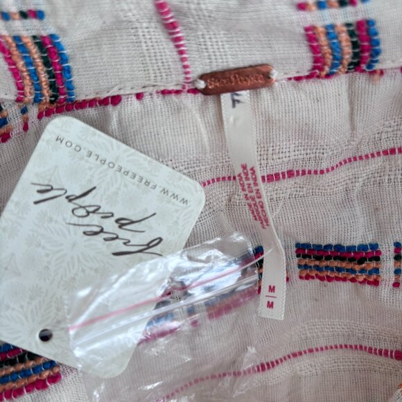 Free People Rainbow Shores Embroidered Midi Dress - Picture 8 of 8